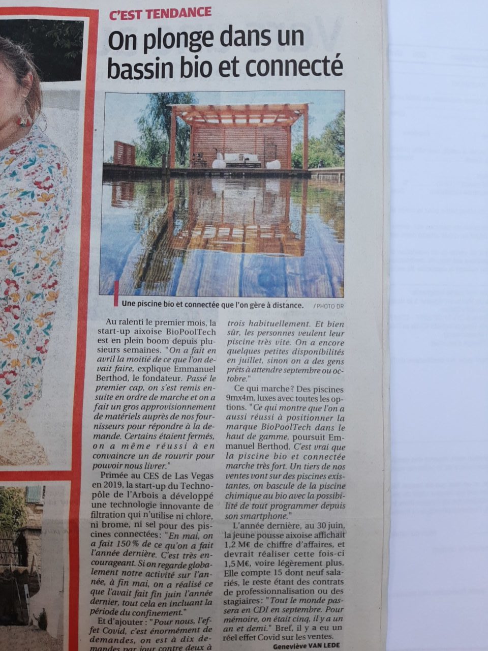 Lire la suite à propos de l’article Une piscine bio et connectée que l’on gère à distance