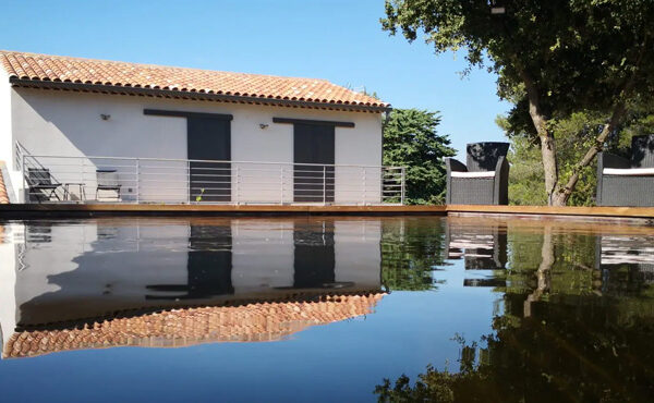 Piscine en bois