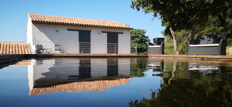 Piscine en bois